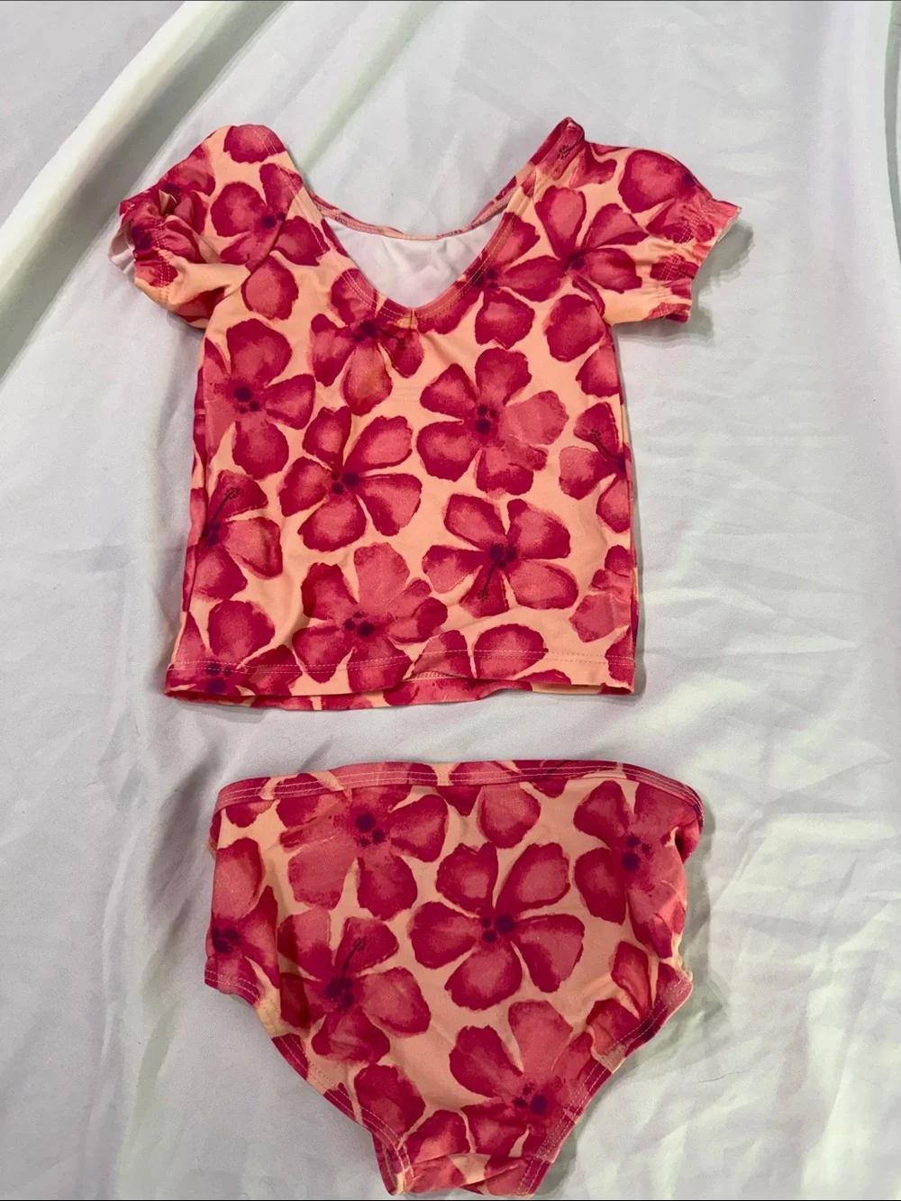 Carter's Pink Floral Two-Piece Swim Set